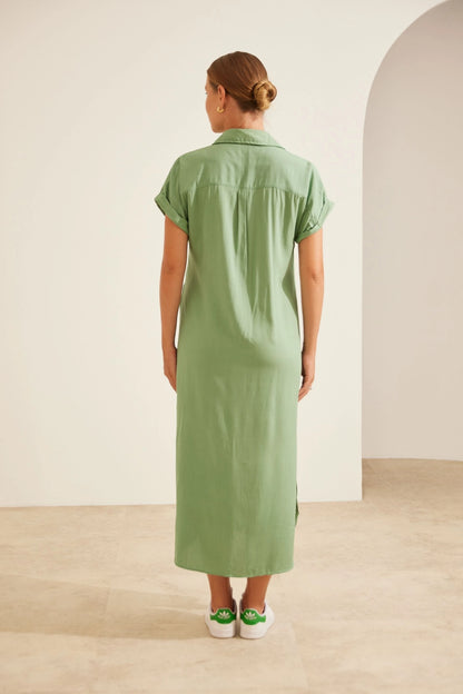 VESTIDO CAMISÃO COOL EM VISCOSE GESTANTE E AMAMENTAÇÃO
