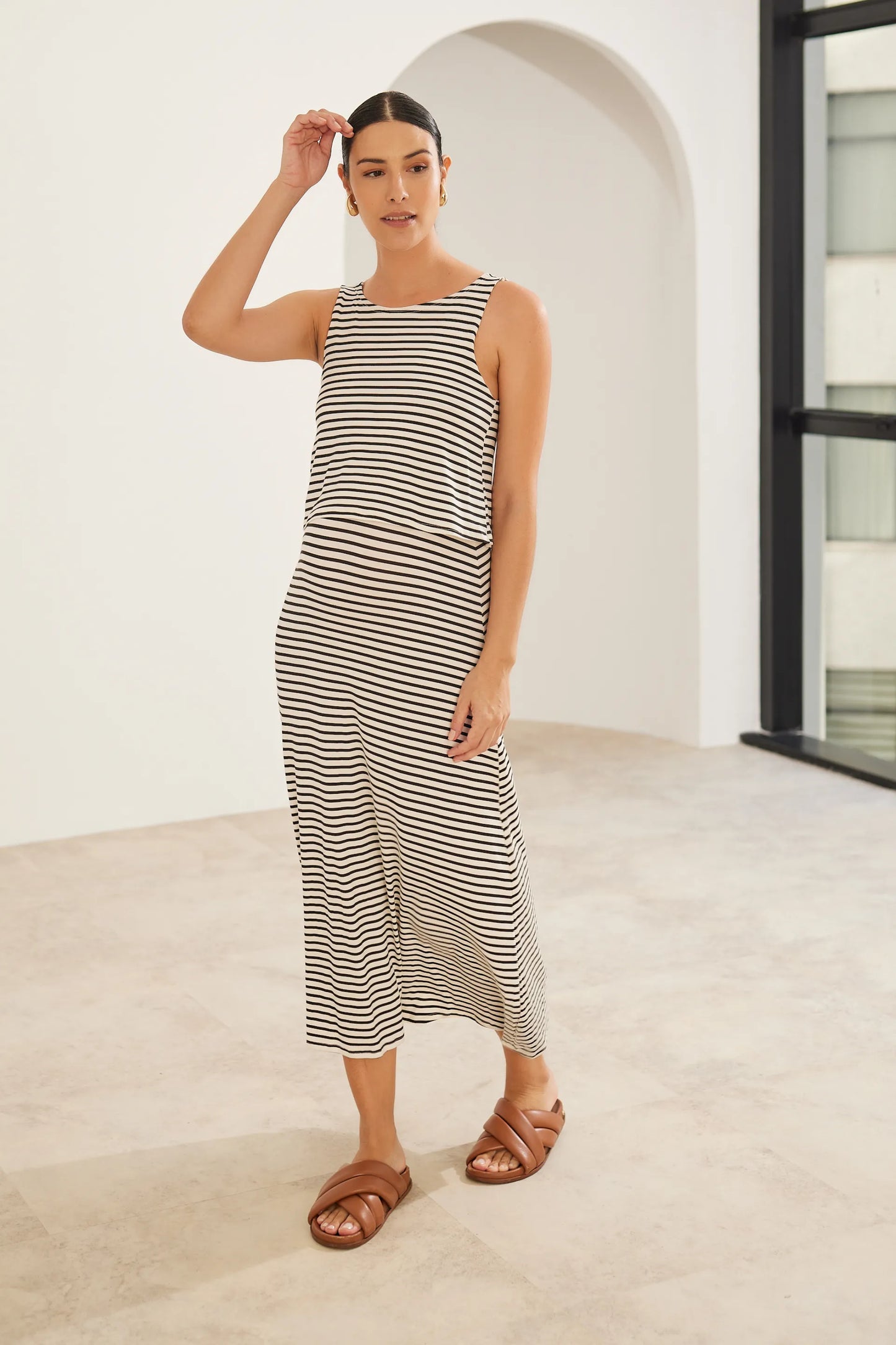VESTIDO CORINGÃO REGATA PARA AMAMENTAR