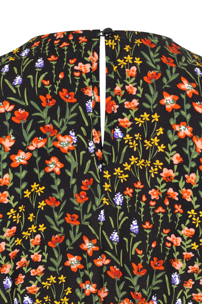 VESTIDO COM BABADOS MIDI GESTANTE E AMAMENTAÇÃO